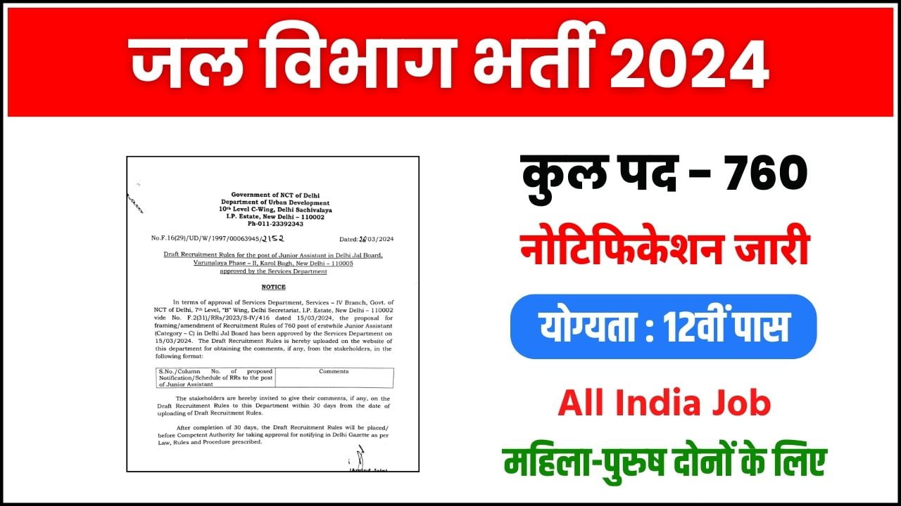 Jal Vibhag Vacancy